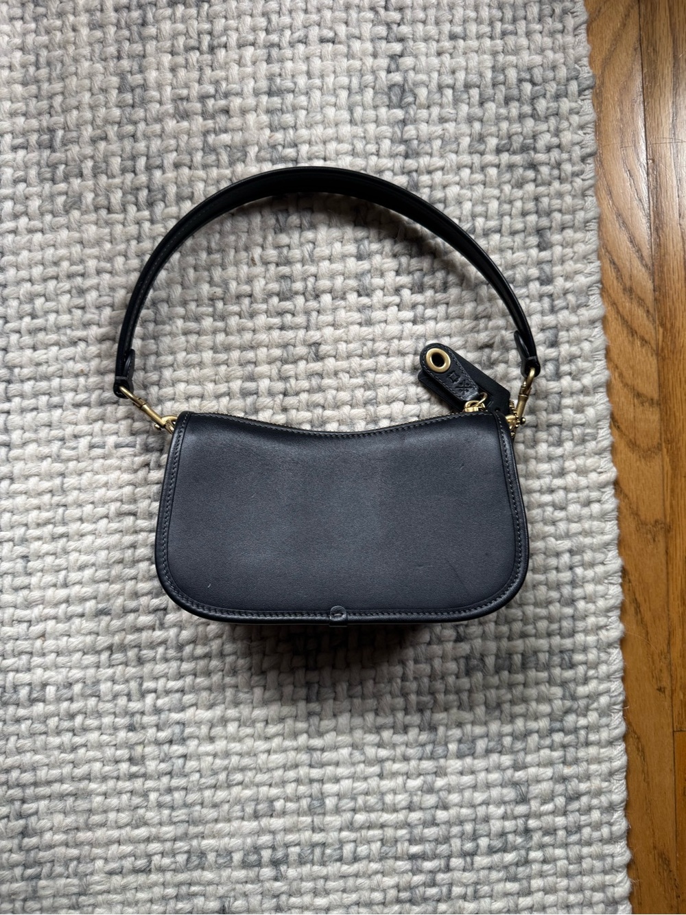 Coach The Swinger 20 Small Black Leather Shoulder Bag - Picture 6 of 8